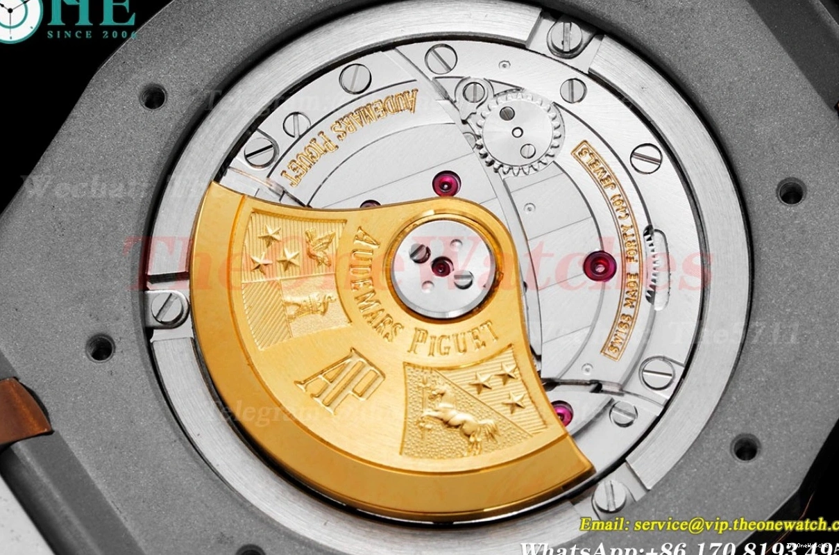 Oak RG 15400 Royal A3120 Textured White 41mm BF SS Dial 1218